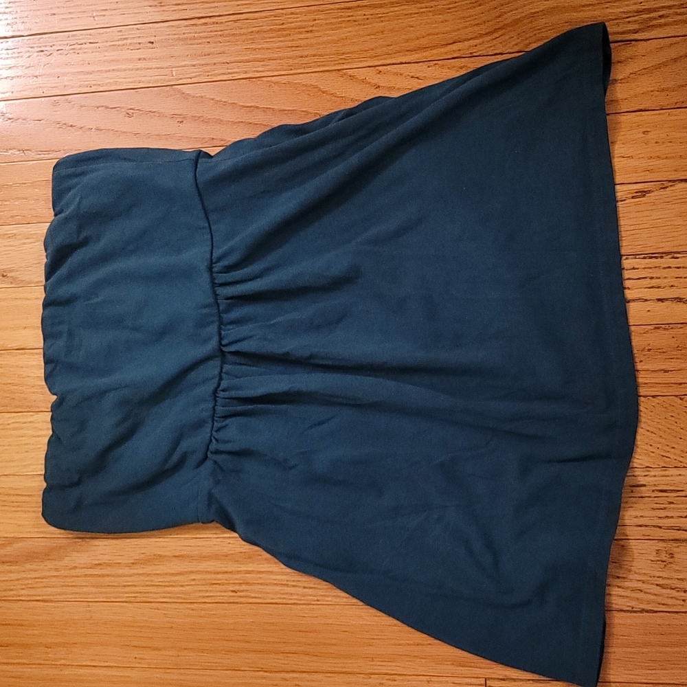 Blue 00's tube top- Juniors Large
